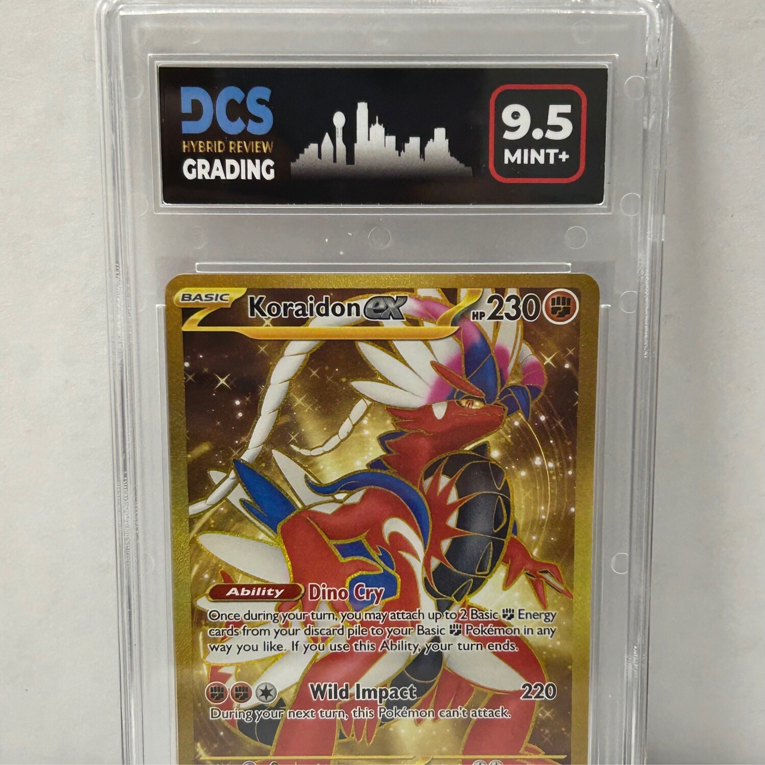 2023 Pokémon Koraidon Ex DCS9.5