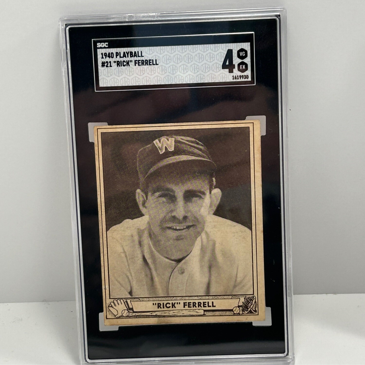 1940 Playball #21 “Rick” Ferrel SGC4