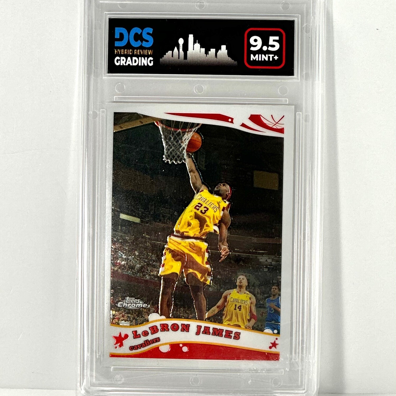 2005-06 Topps Chrome #102 LeBron James Cleveland Cavaliers DCS 9.5