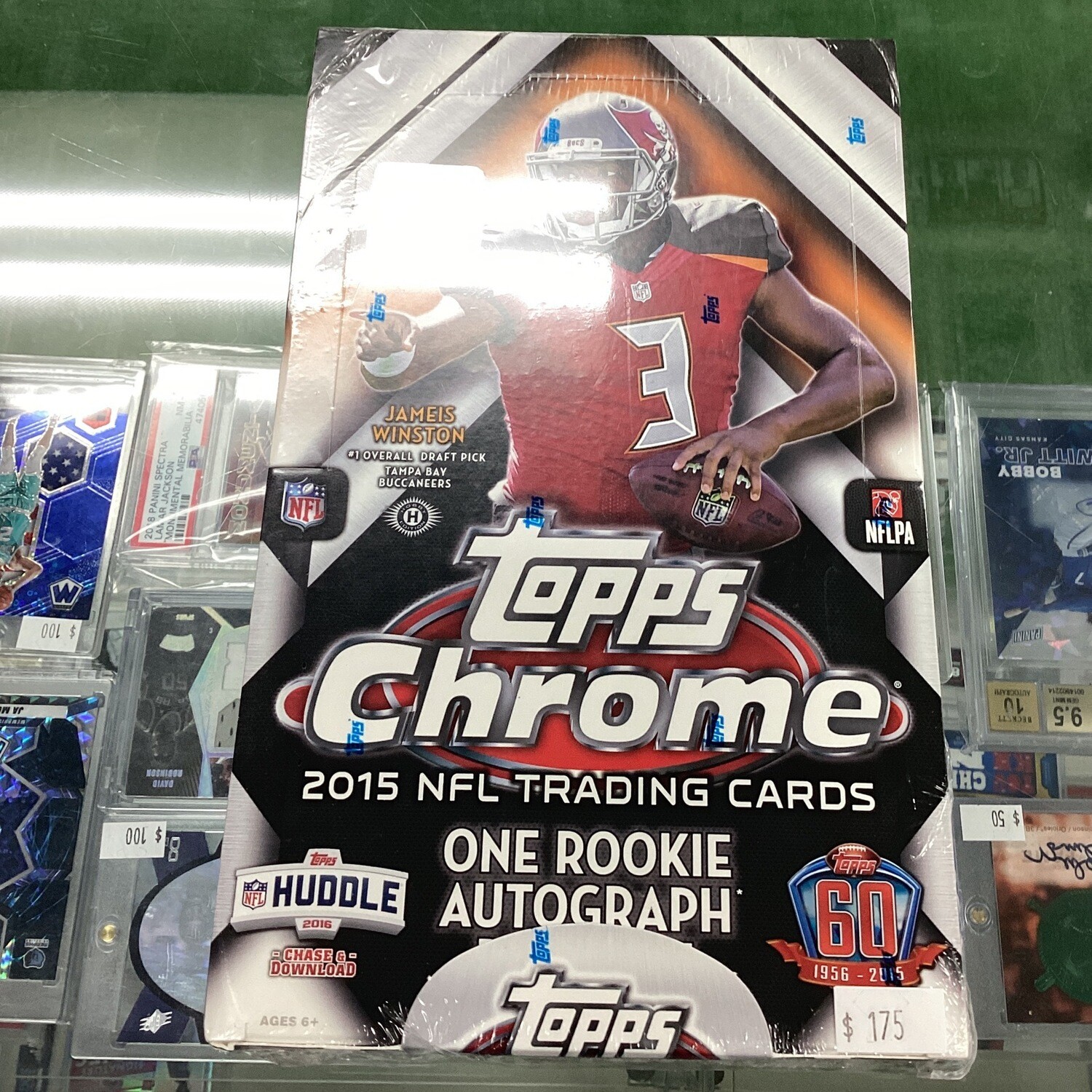 2015 Topps Chrome Football Hobby Box