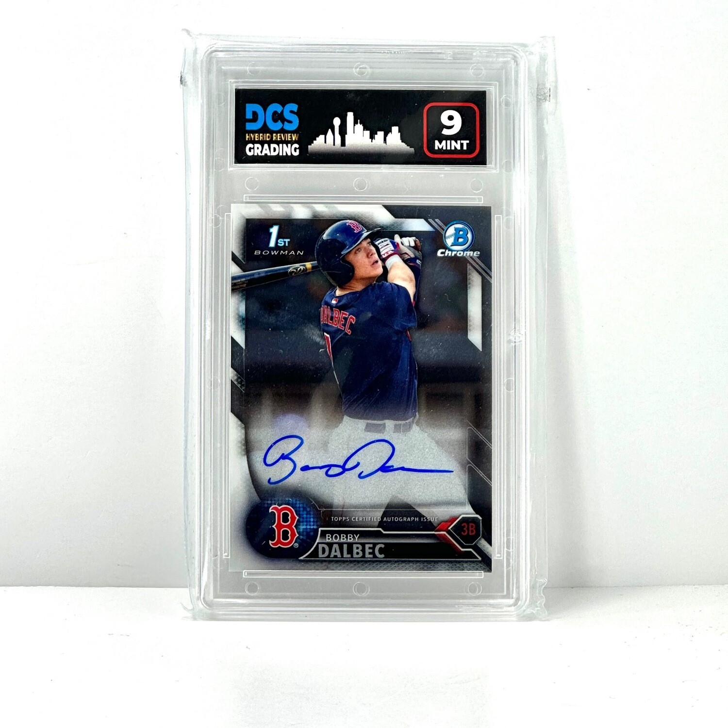 2016 Bowman Chrome 1st #CDA-BD Bobby Dalbec Auto DCS 9