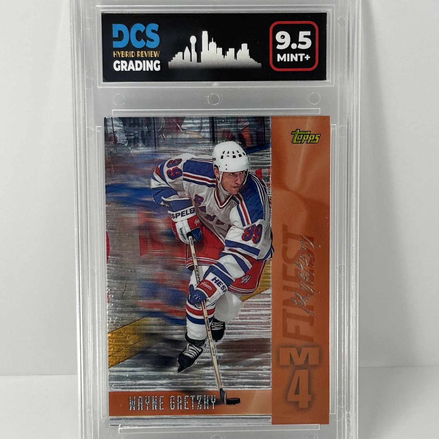 1998-99 Topps Mystery Finest Bronze Wayne Gretzky #M4 DCS 9.5