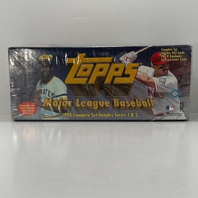 1998 Topps Baseball Factors Sealed Complete Set Series 1 & 2 