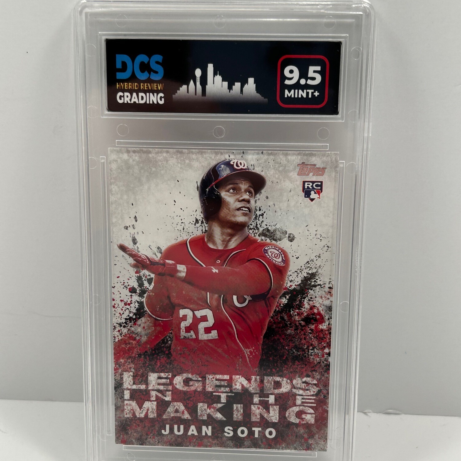 2018 Topps Legends in The Making Juan Soto #LITM-8 DCS 9.5