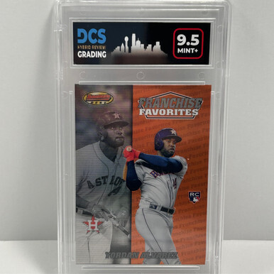 2020 Bowman’s Best #FFA-YA Franchise Favorite Yordan Alvarez DCS9.5