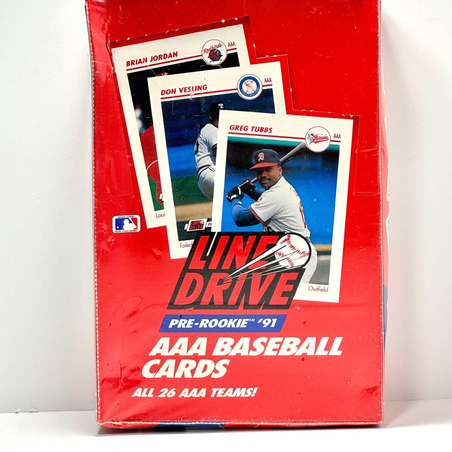1991 Line Drive Pre-Rookie AAA Baseball Cards Factory Sealed Box 36 Packs