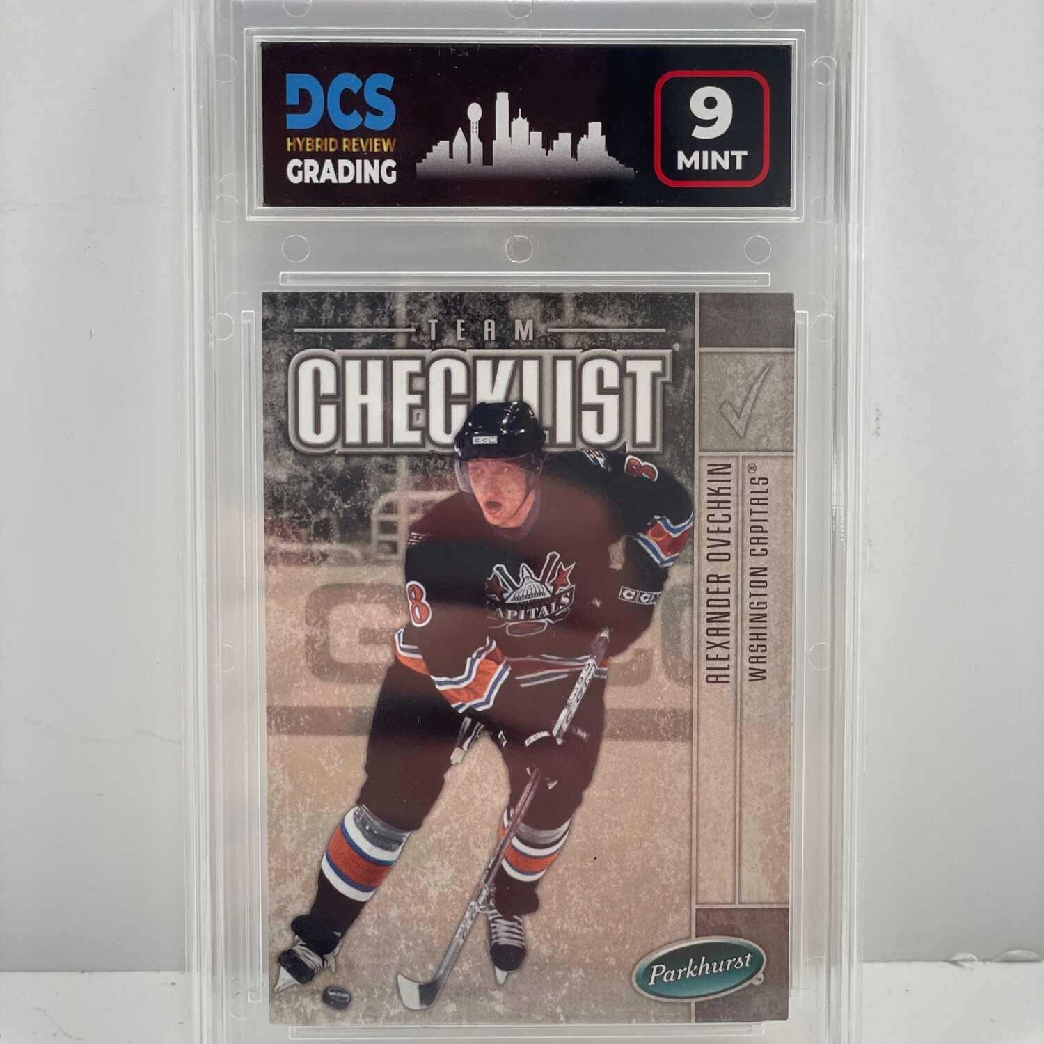 2005-06 Parkhurst Alexander Ovechkin #700 Rookie Card Capitals Team Checklist DCS 9