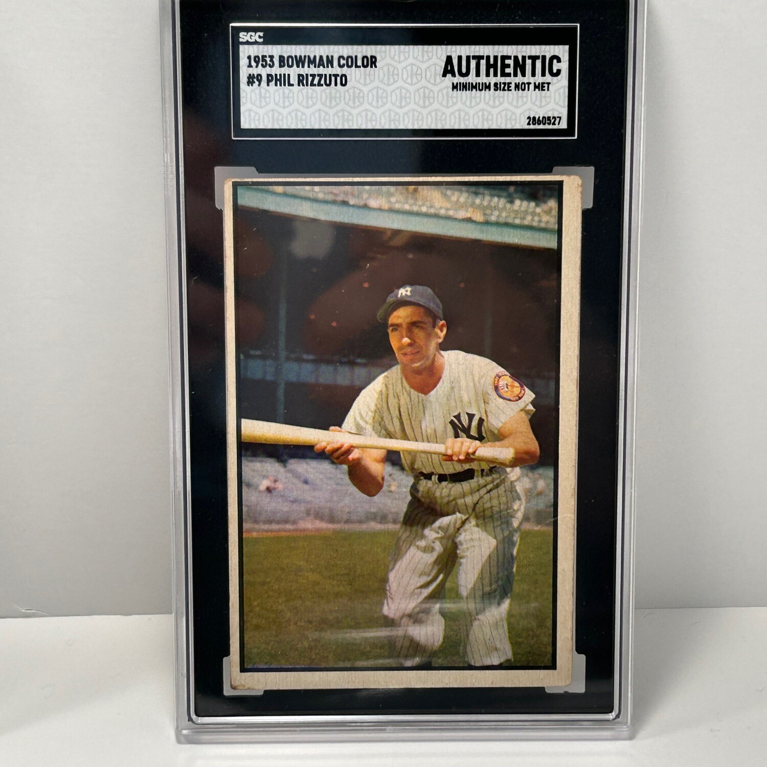 1953  Bowman Color #9 Phil Rizzuto SGC Authentic