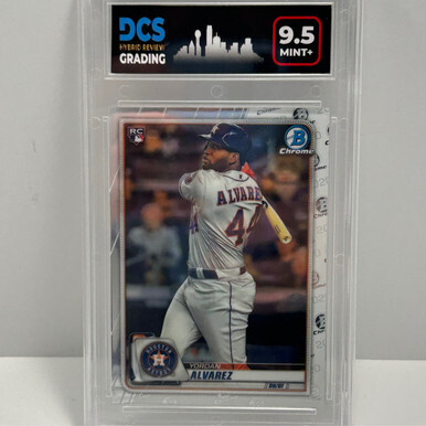 2020 Bowman Chrome #25 Yordan Alvarez DCS 9.5