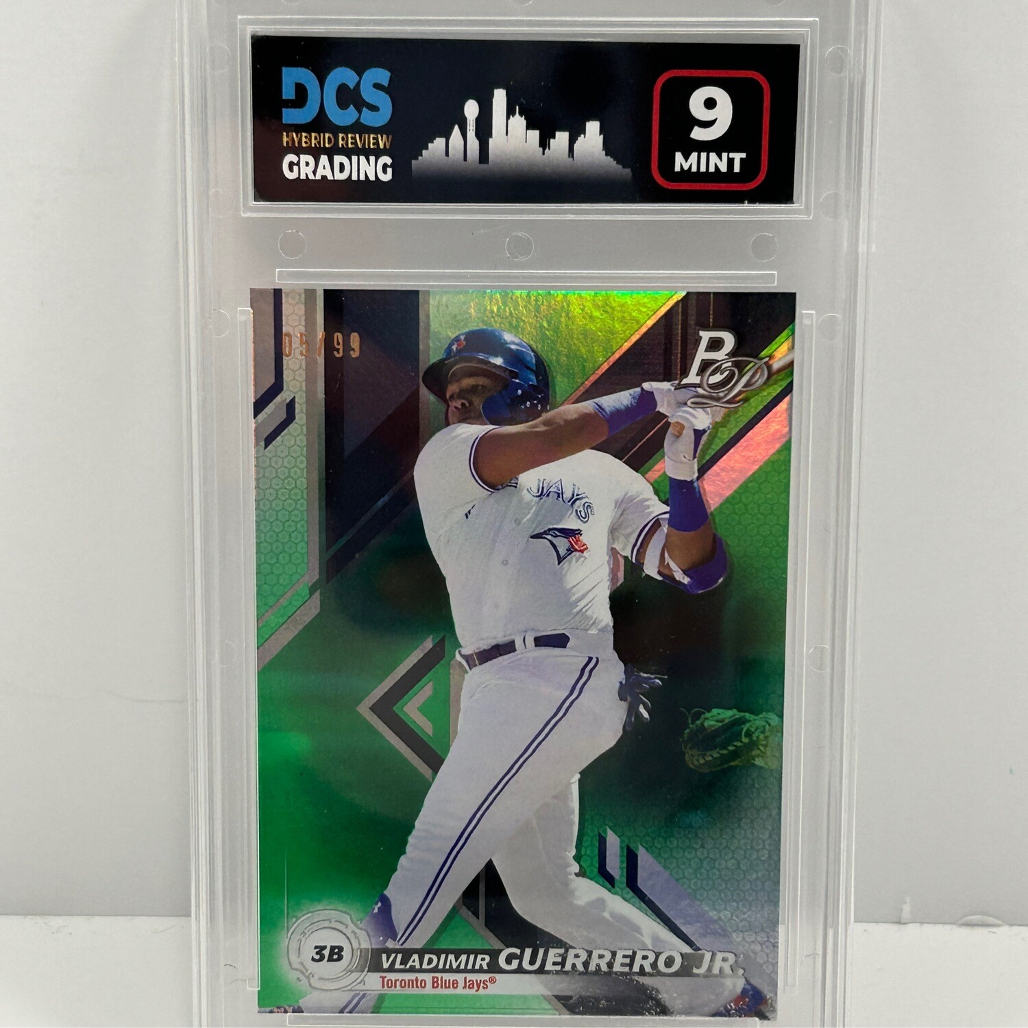 2019 Bowman Platinum Vladimir Guerrero Jr Green #Top-1DCS9