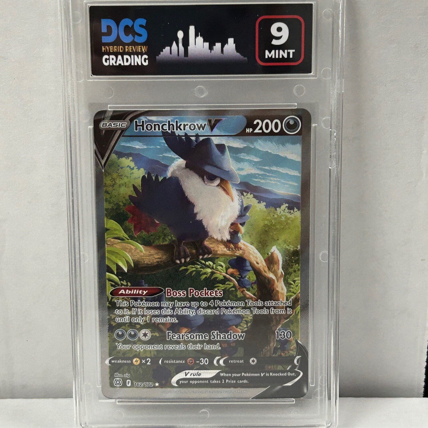 2022 Pokémon Honchkrow V DCS9