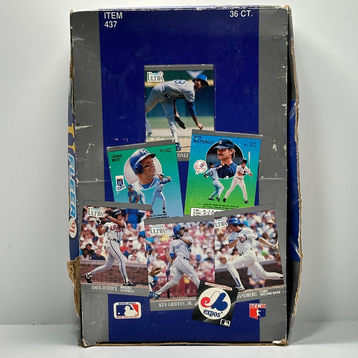 1991 FLEER ULTRA Baseball Box Of 36 Factory Sealed Packs Griffey JR