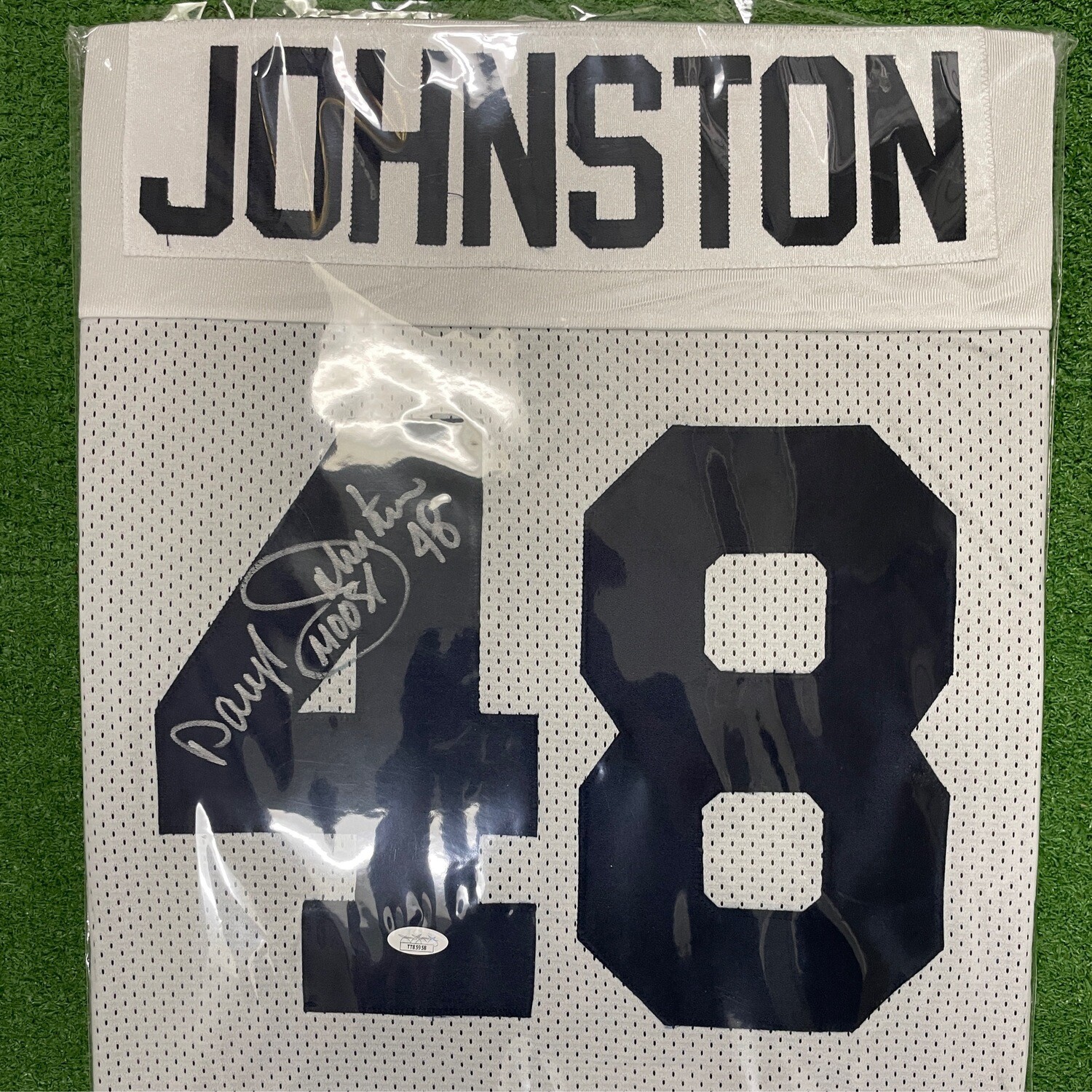 Darryl Johnston Dallas Cowboys JSA Authenticated Autographed Jersey