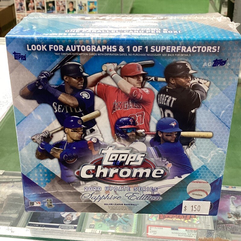 (R)2020 Topps Chrome Update Sapphire Edition Hobby Box (R)