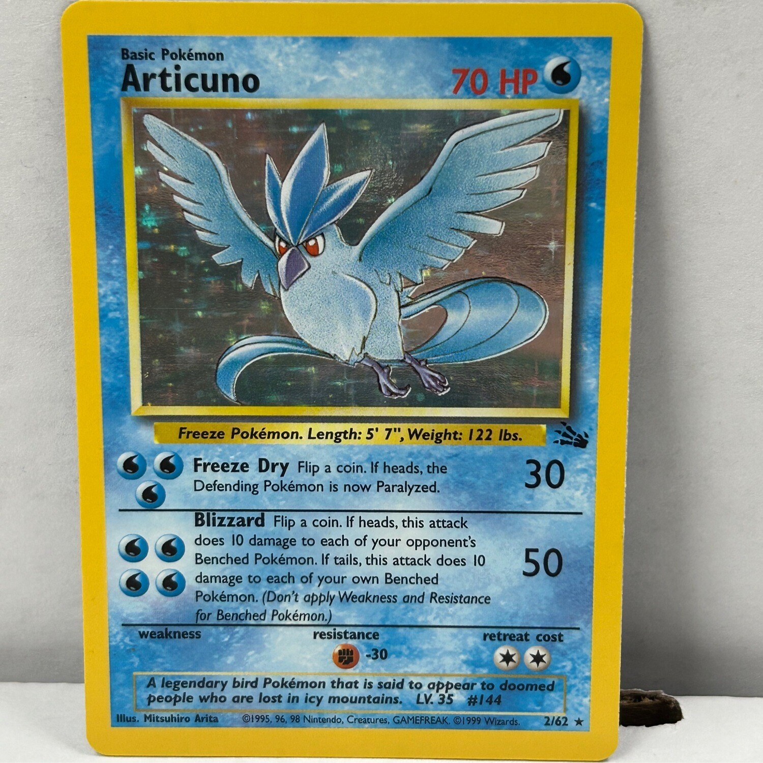 1999 Pokémon Articuno 2/62