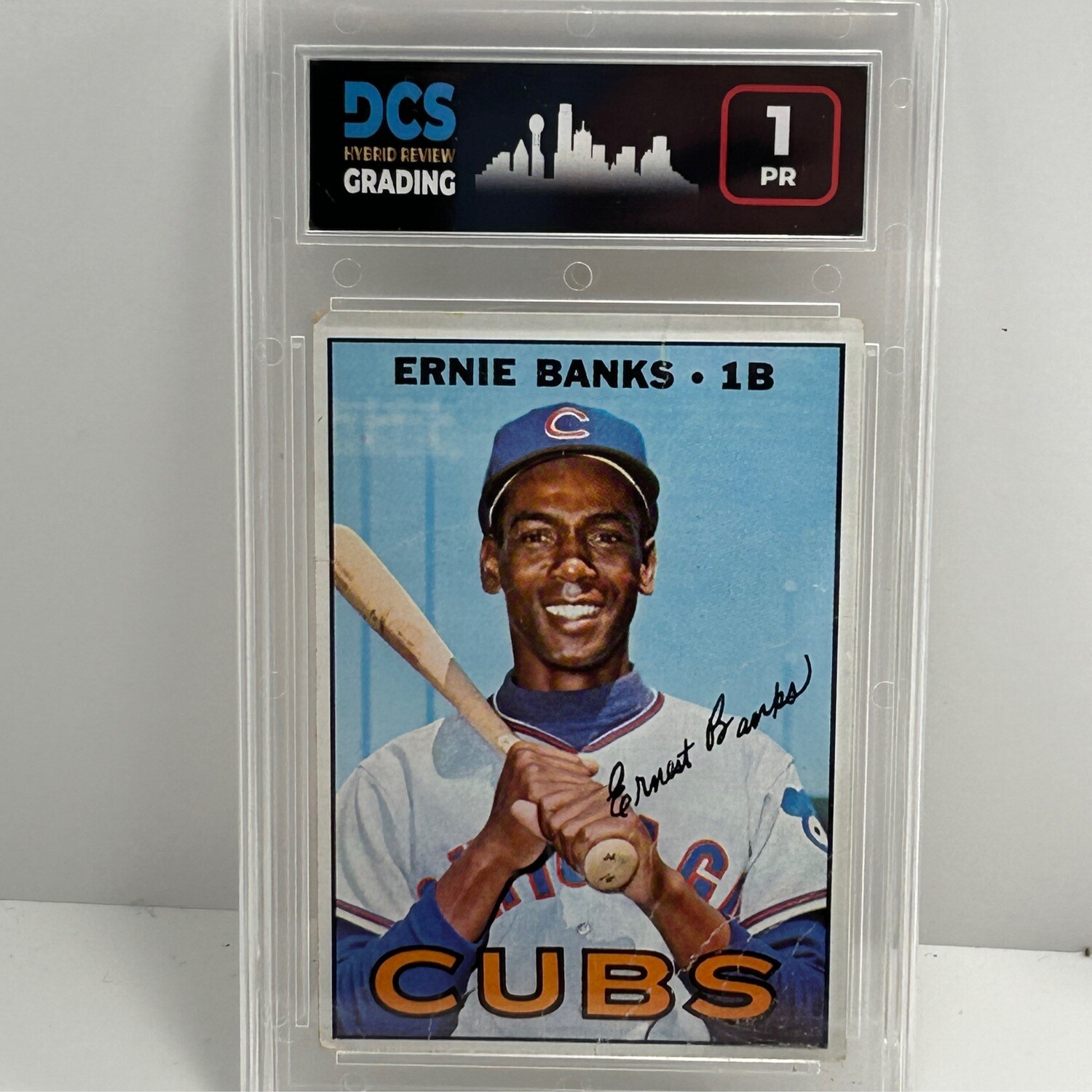 1967 Topps Ernie Banks #215 DCS 1