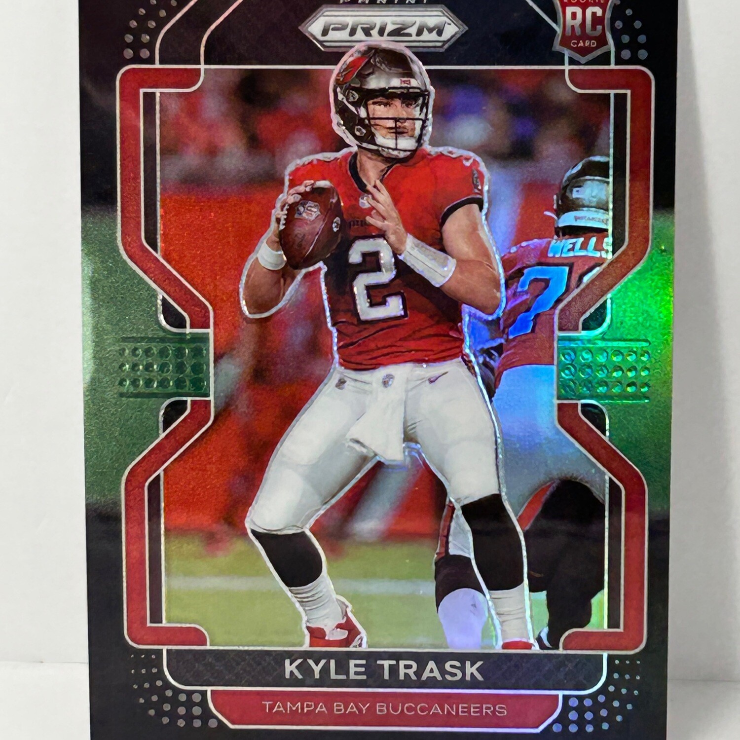 2021 Panini Chronicles Green Prizm Black Kyle Trask RC #/49