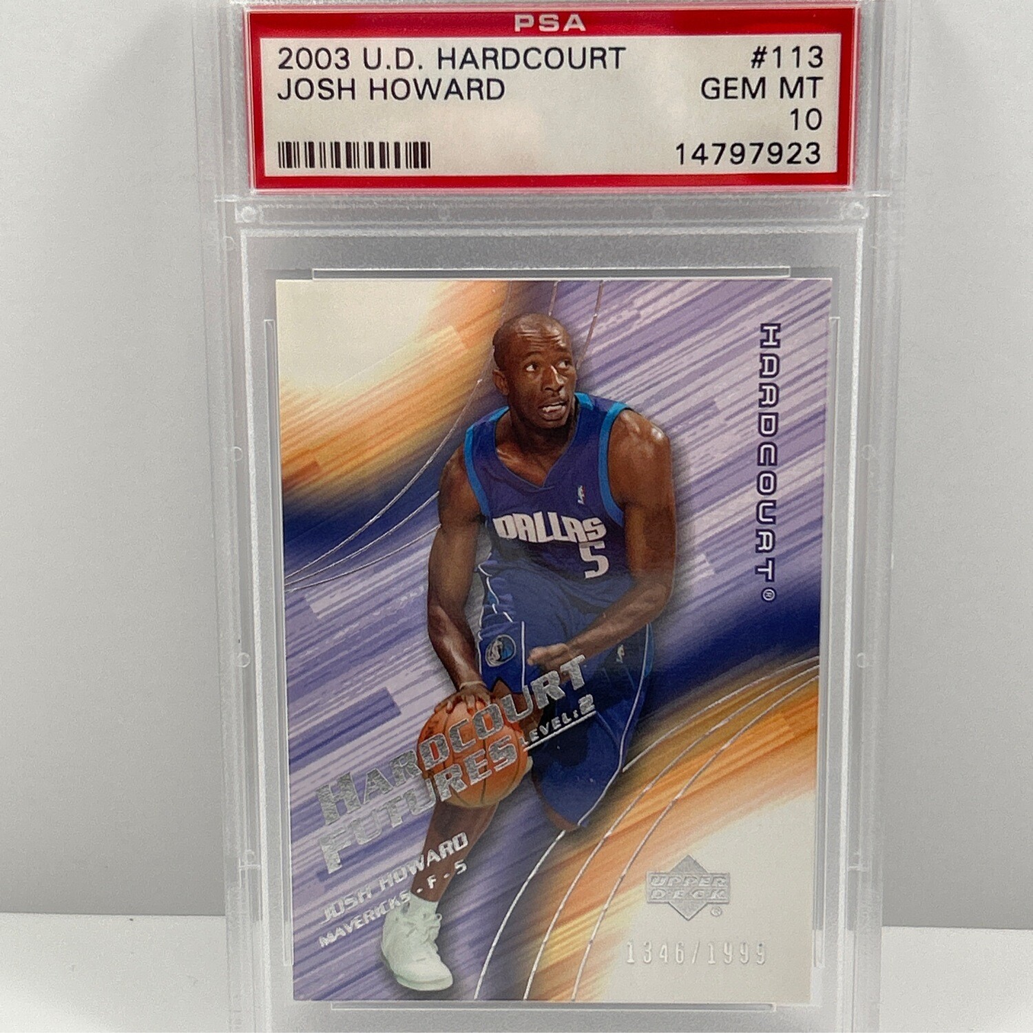 2003 Upper Deck Hardcourt #113 Josh Howard PSA10