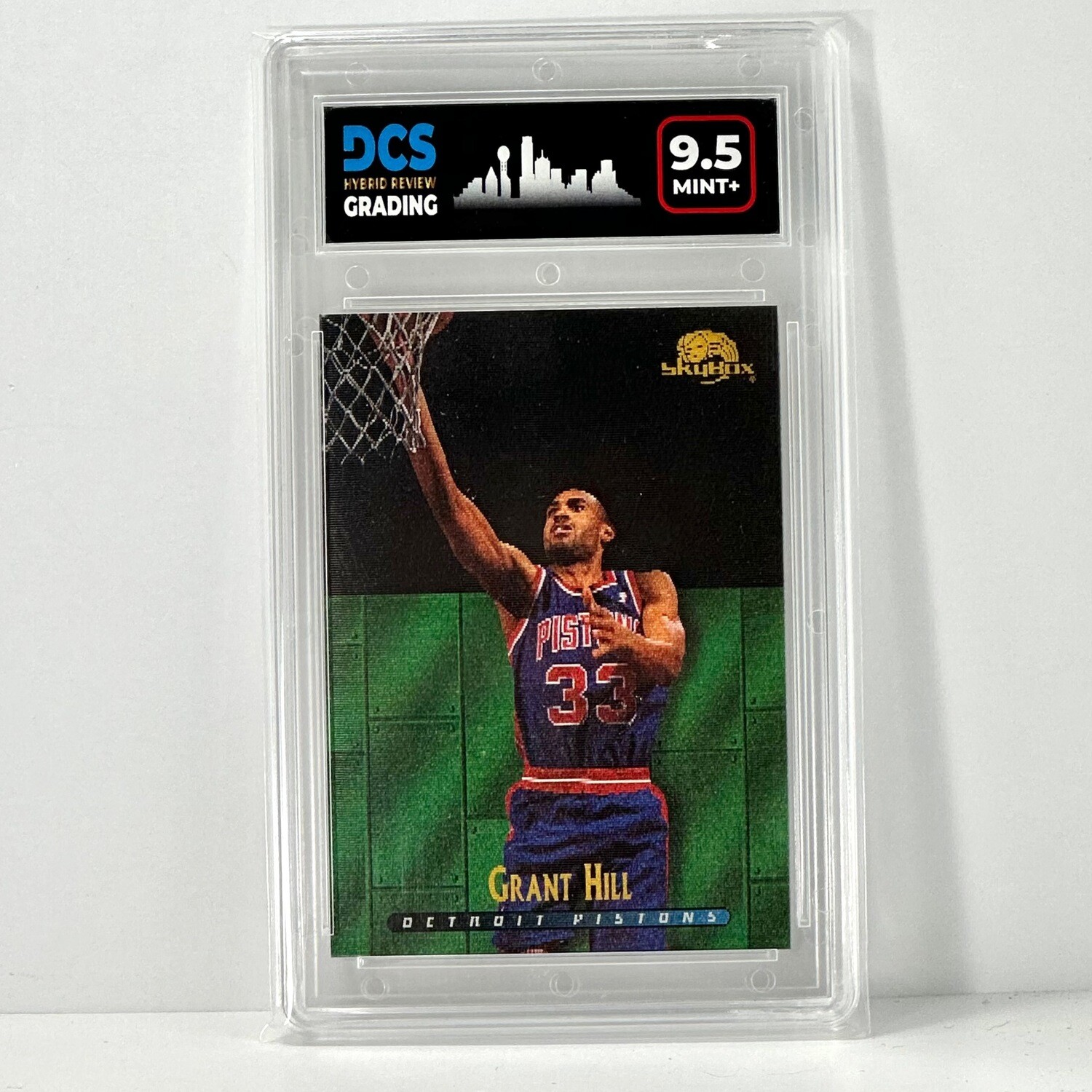 Grant Hill 1996-97 Skybox Meltdown FOIL DCS 9.5