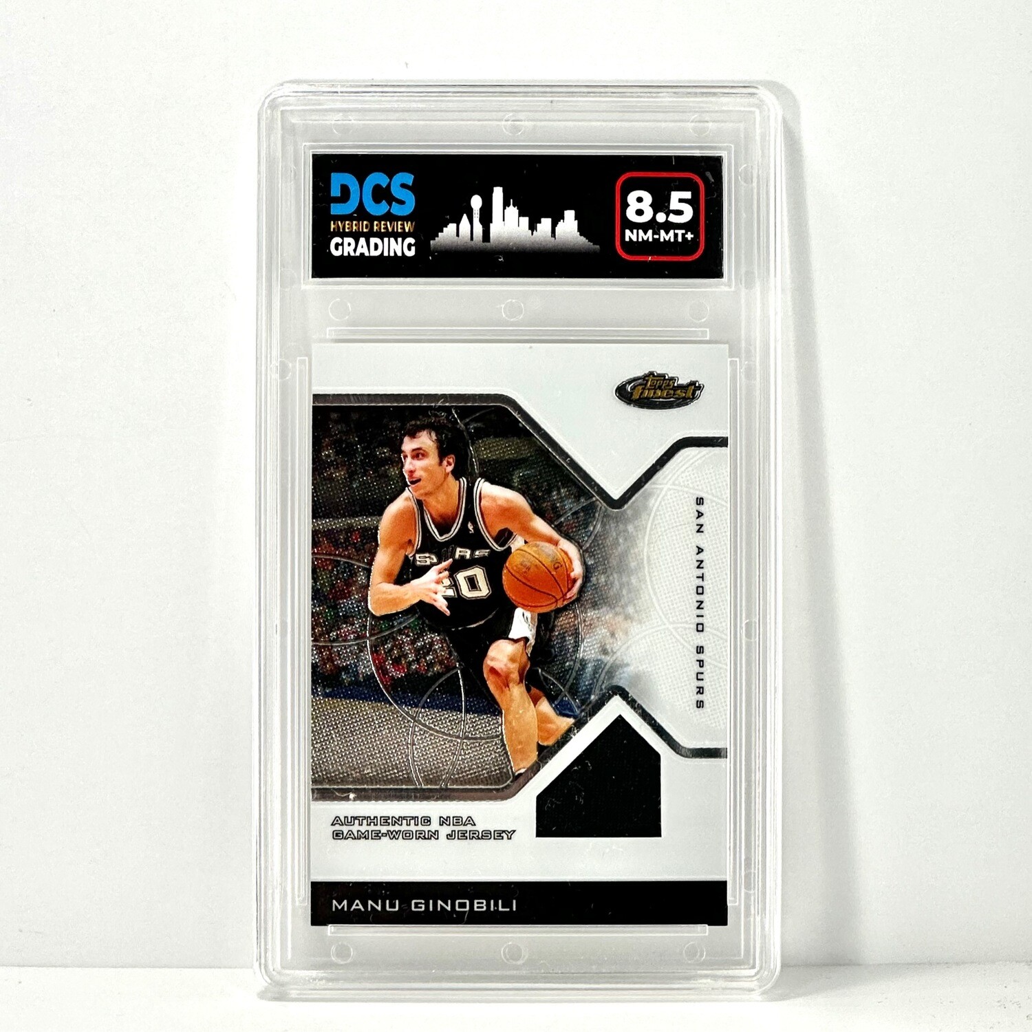 2005 Topps Finest Emanuel GINOBILI #d /299 Jersey DCS 8.5