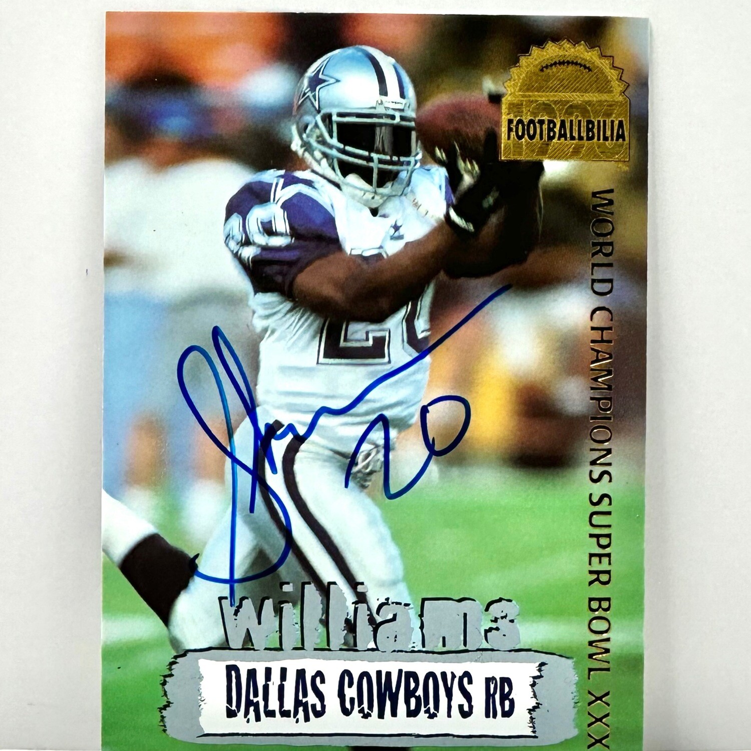 1996 Collector's Edge Cowboybilia Auto #DCA - 3 Sherman Williams Cowboys #d /4000