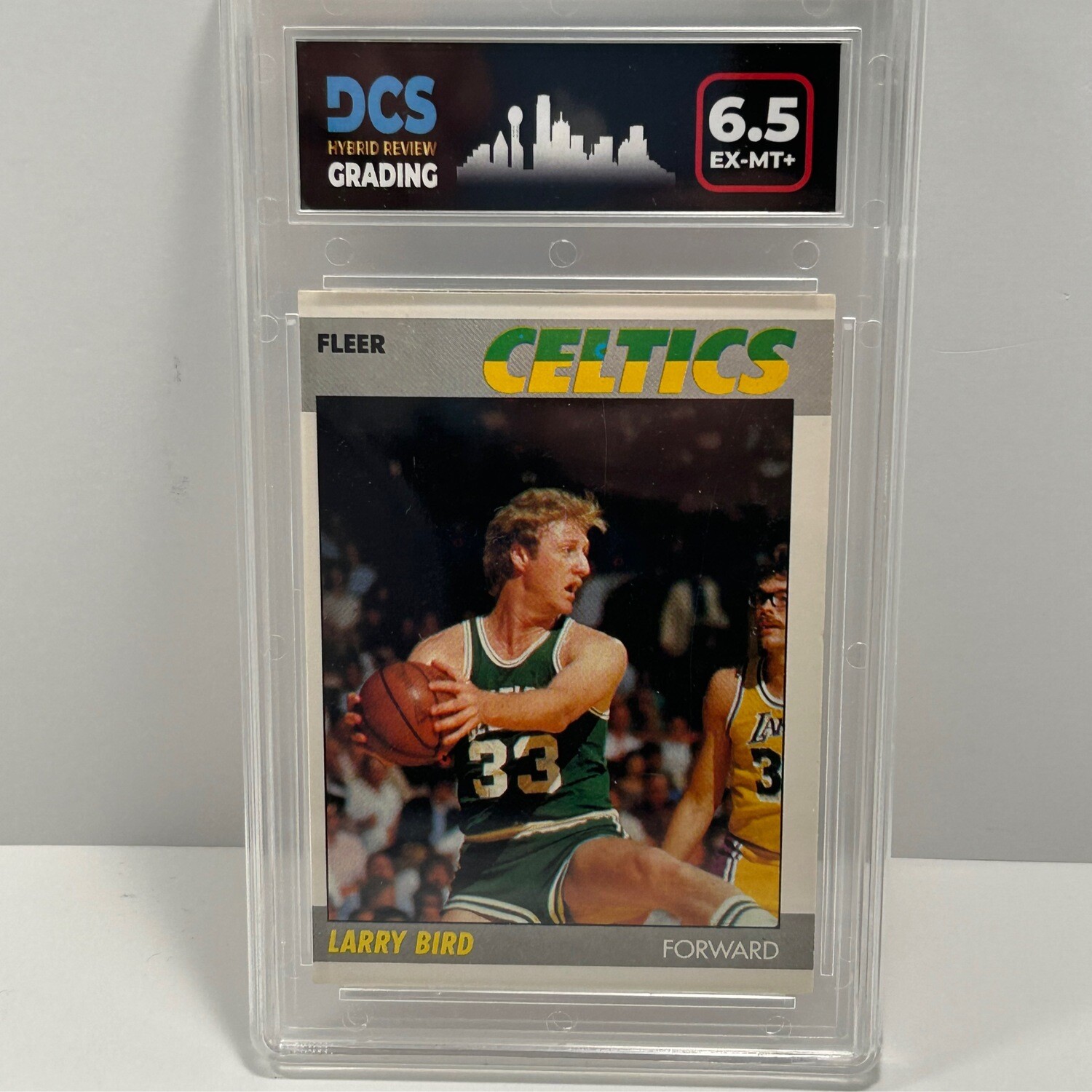 87 Fleer #11 Larry Bird DCS 6.5