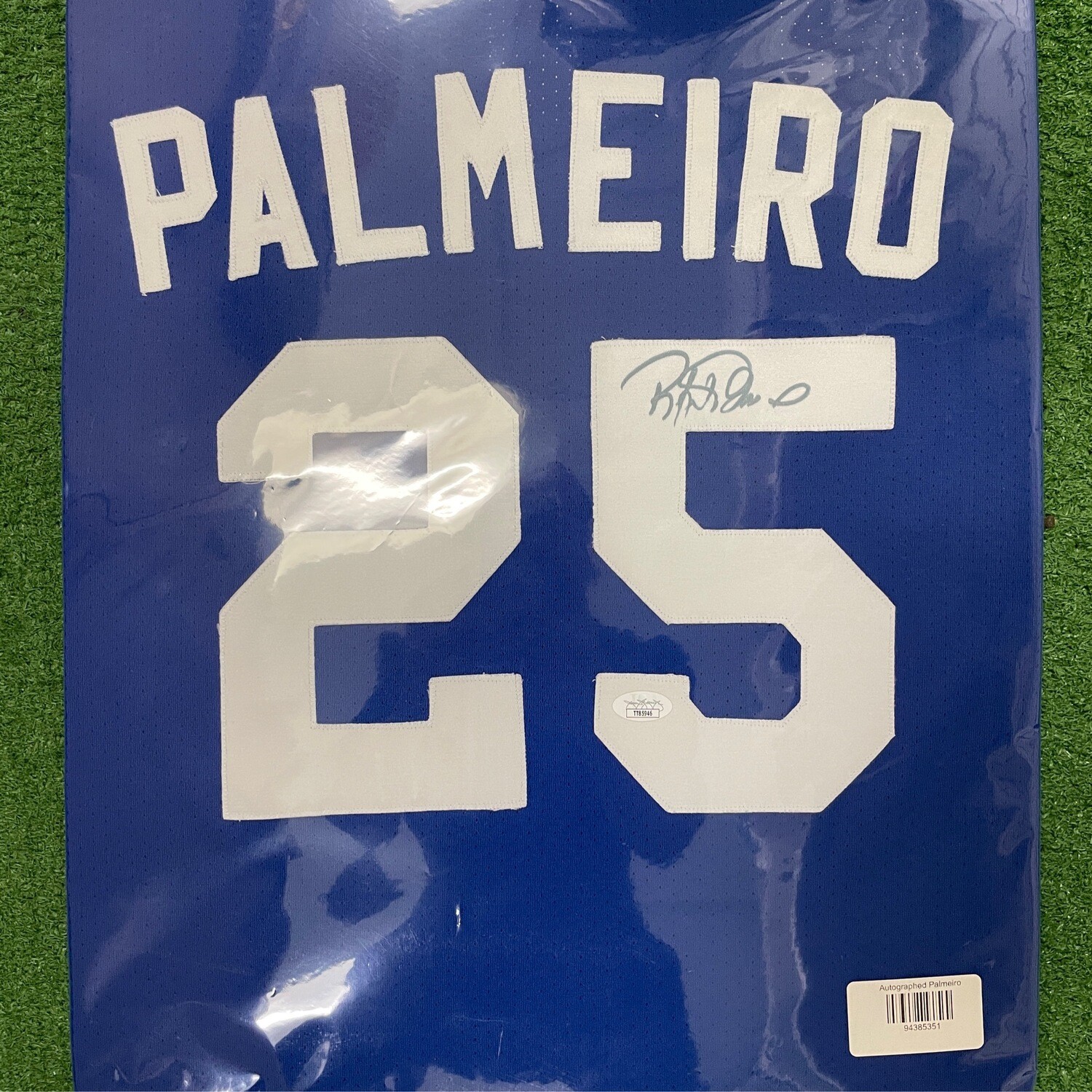 Rafael Palmeiro Texas Rangers JSA Authenticated Autographed Jersey