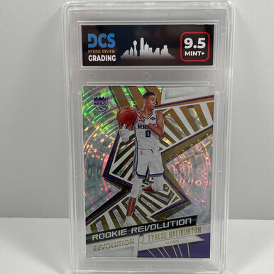 2020-21 Revolutions #13 Tyrese Haliburton Fractal DCS 9.5