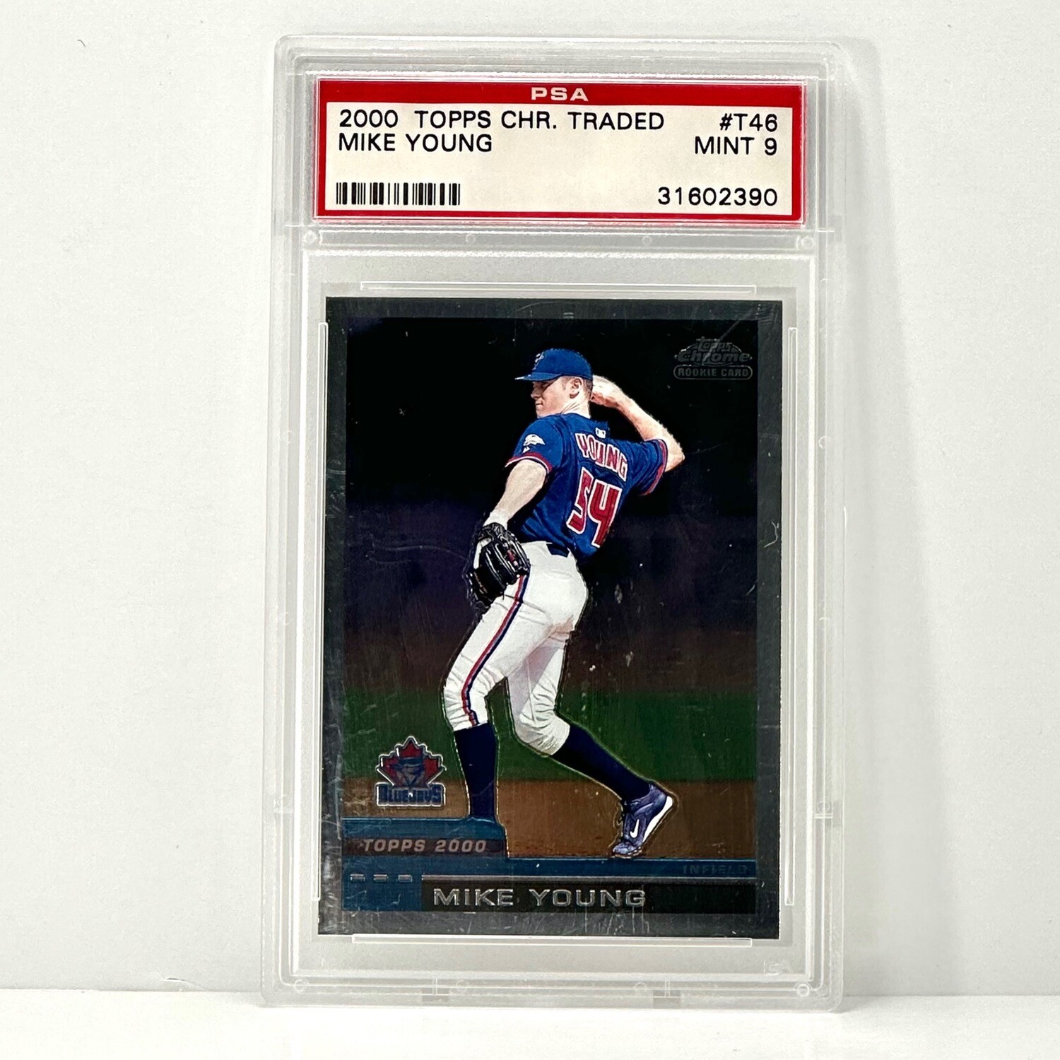 2000 Topps Chrome Traded Mike Young #T46 PSA 9