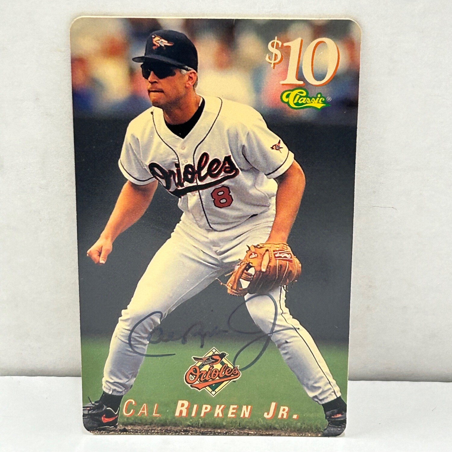 1995 Classic 10$ Cal Ripken Jr Signed Phone Card