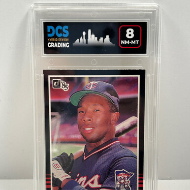 1985 Donruss Kirby Puckett DCS 8