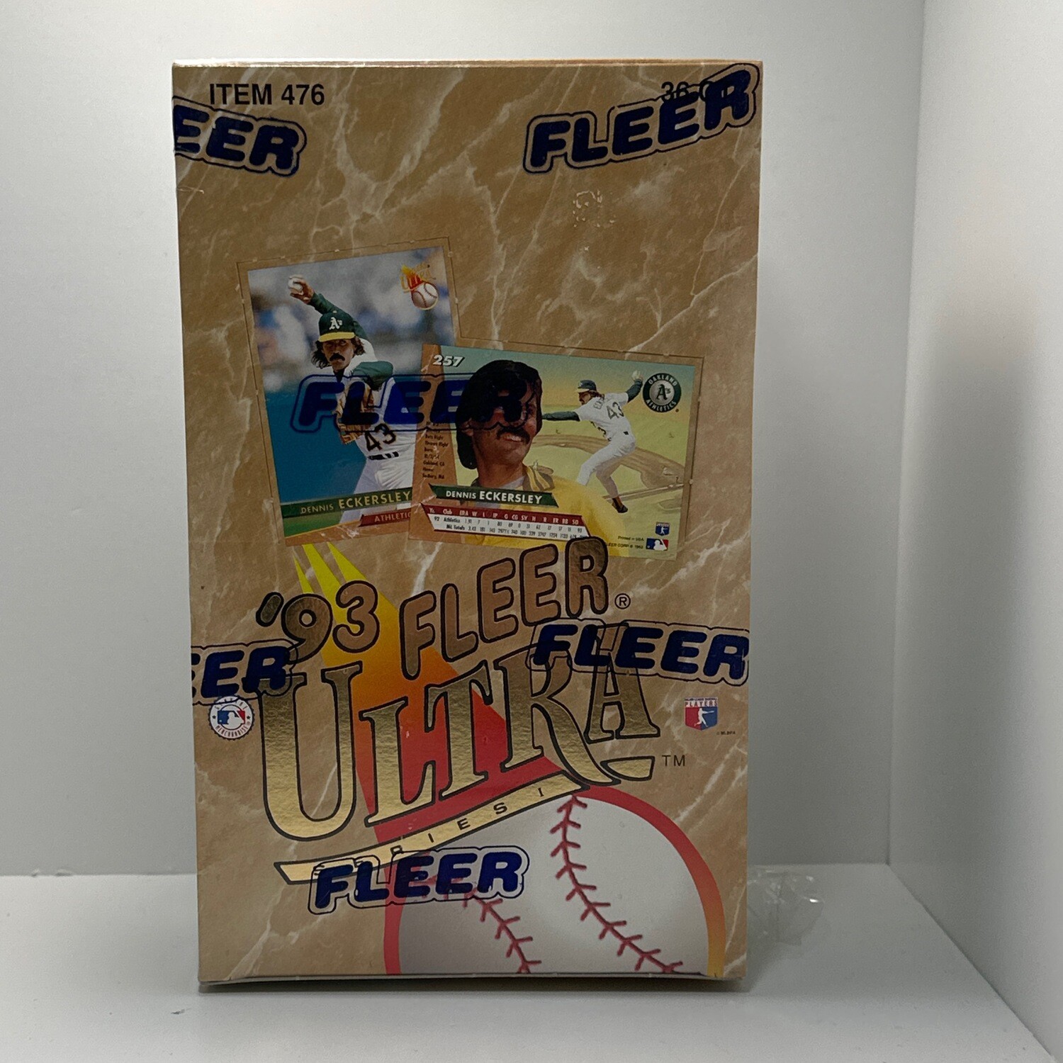 1993 Fleer Ultra MLB Baseball Series 1 Factory Sealed Box 36 Packs