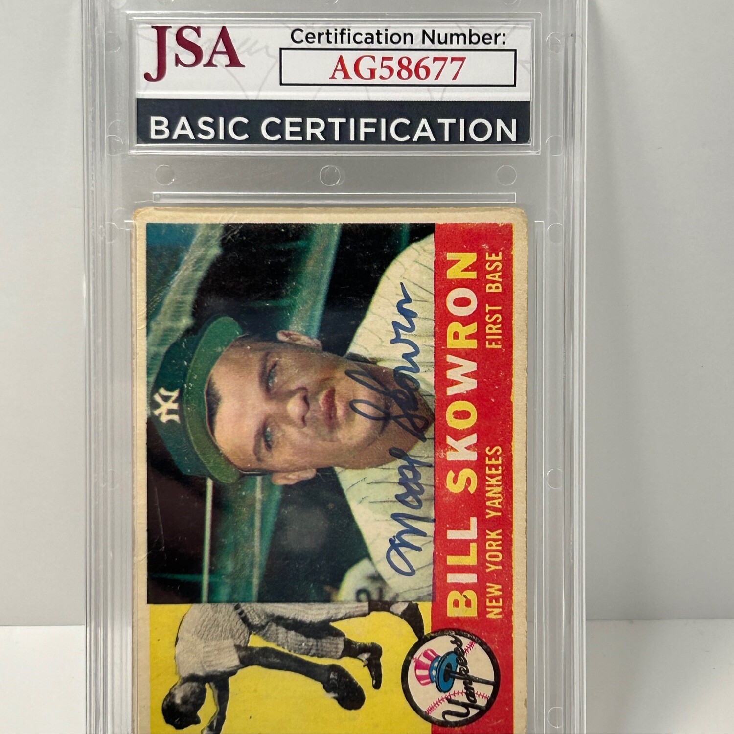 1960 Topps #370 Bill Skowron Signed JSA Certified
