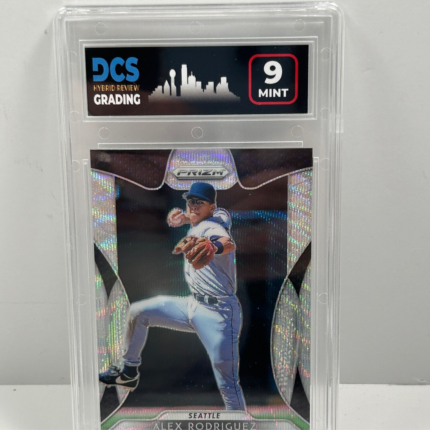 2019 Prizm Alex Rodriguez Silver Wave #232 #d/60 DCS 9
