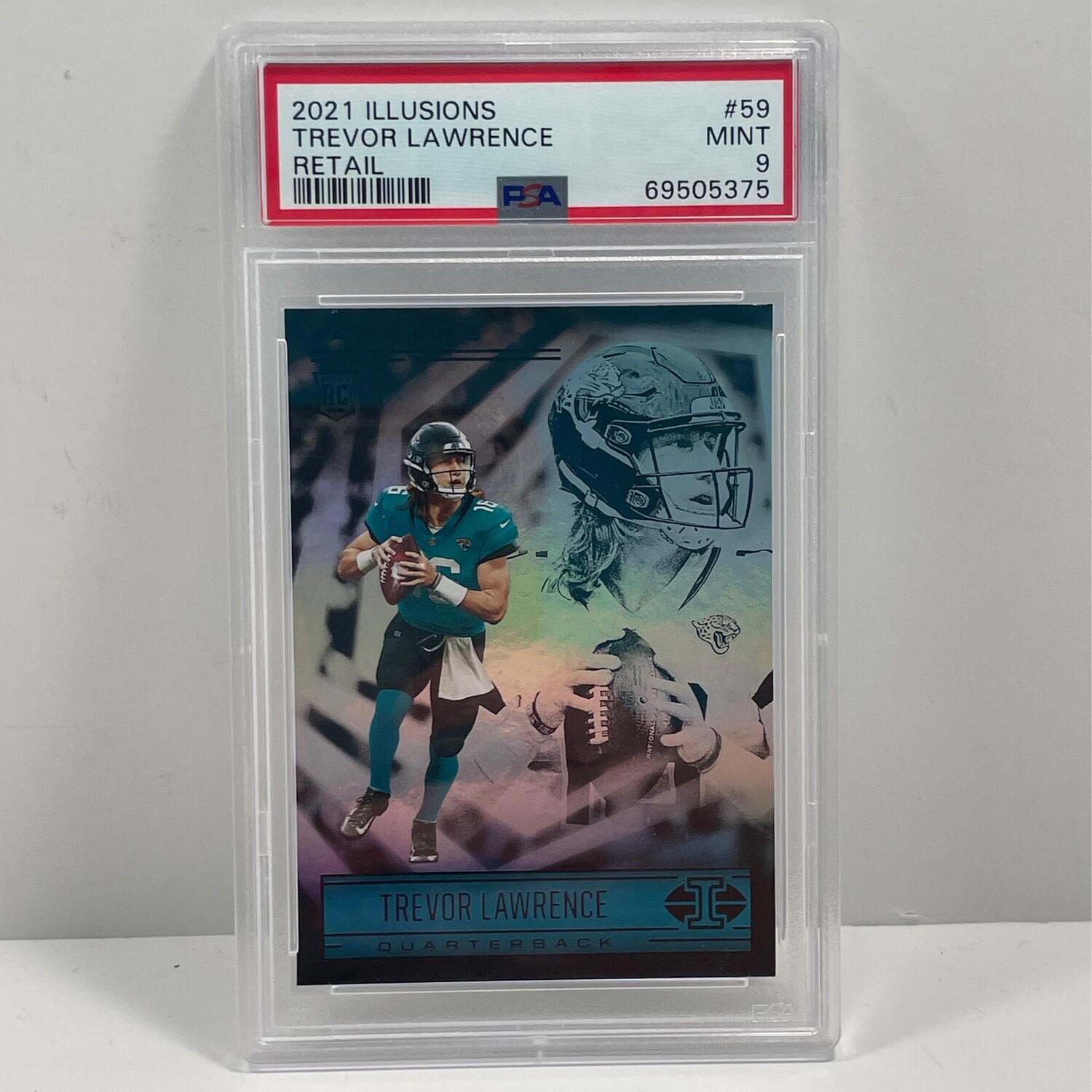 2021 Panini Illusions Trevor Lawrence (RC) #59 PSA 9