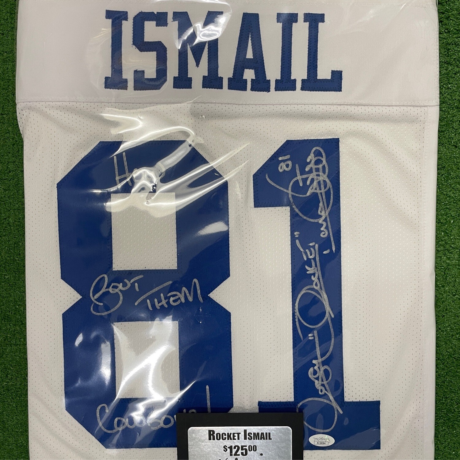 Rocket Ismail Dallas Cowboys JSA Authenticated Autograph Jersey