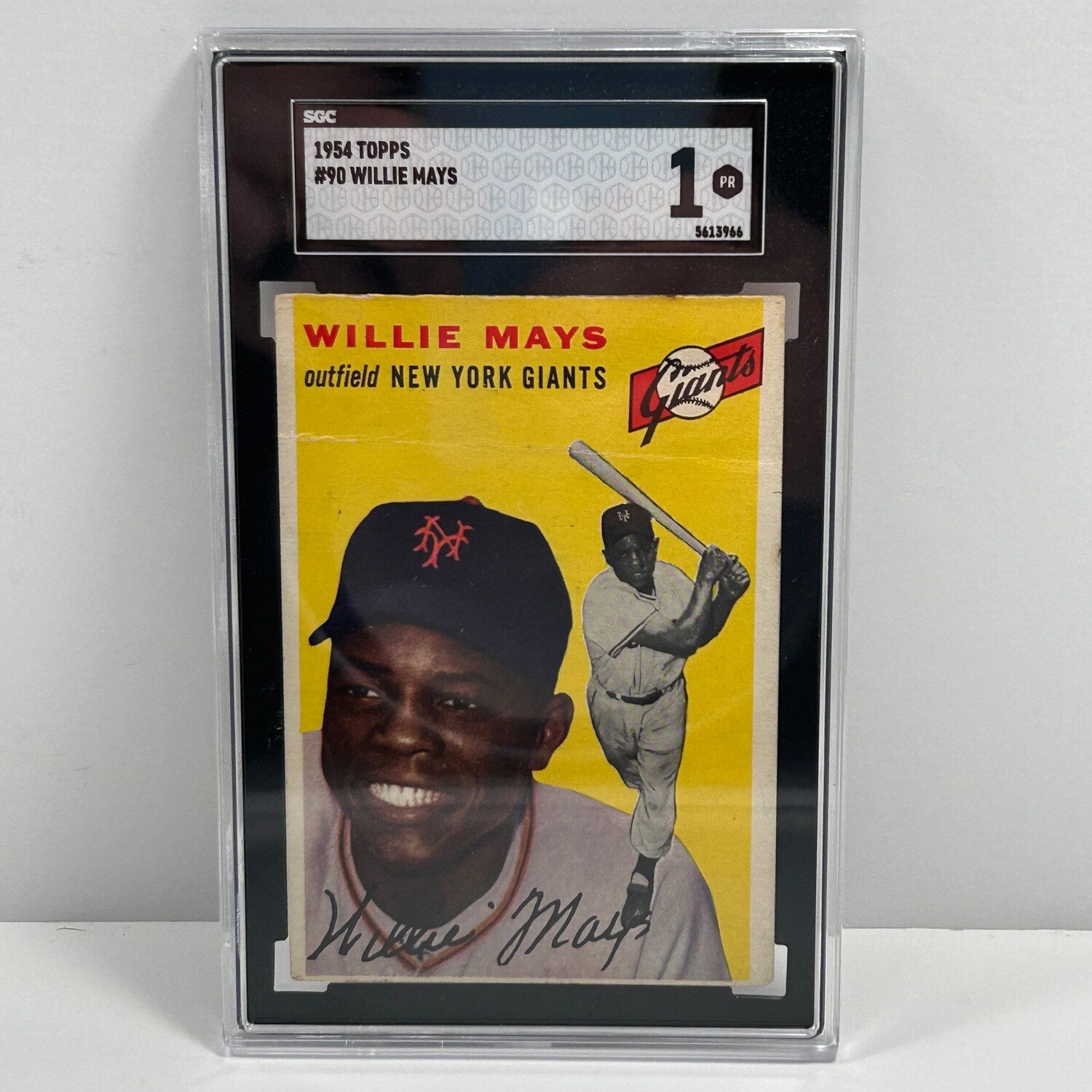 1954 Topps #90 Willie Mays SGC1