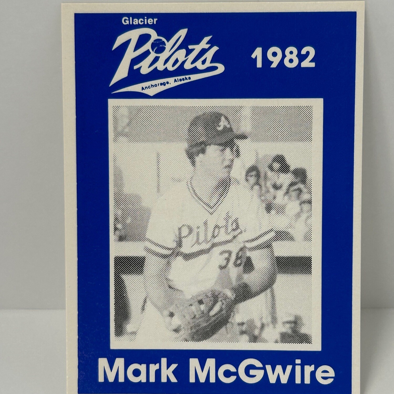 1982 Mark McGwire Anchorage Glacier Pilots Minor League XRC Rookie