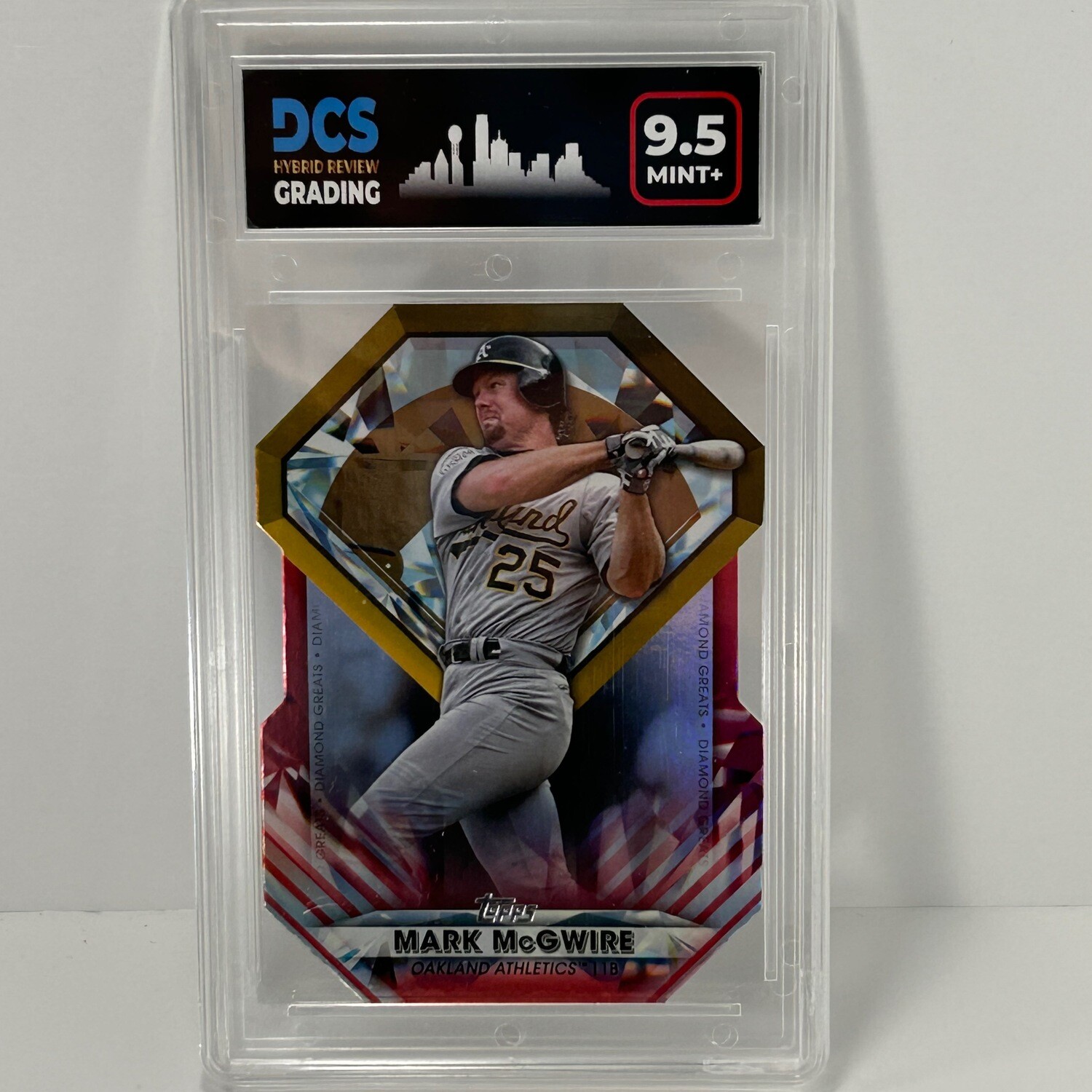 2022 Topps Diamond Greats Mark Mcgwire /10 DCS 9.5