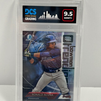 2018 Bowman Chrome Ronald Acuna #RA Bowman Trending DCS 9.5