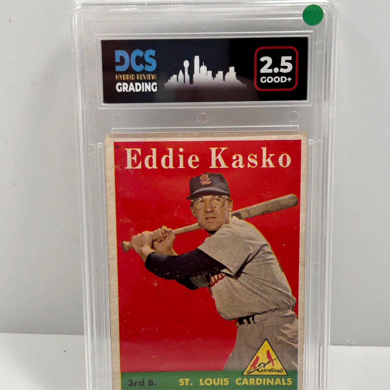 1958 Topps  #8 Eddie Kasko DCS 2.5
