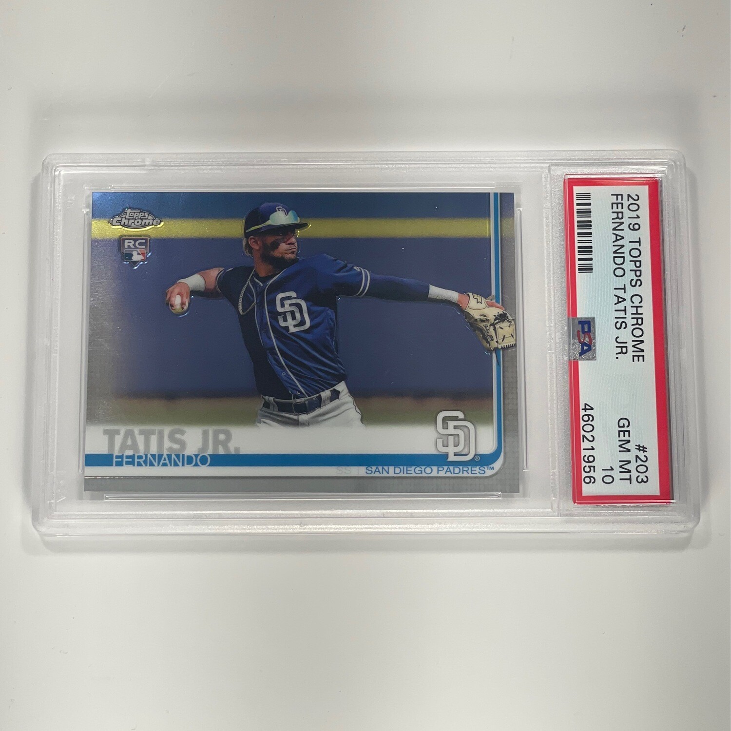 2019 Topps Chrome Fernando Tatis #203 PSA 10