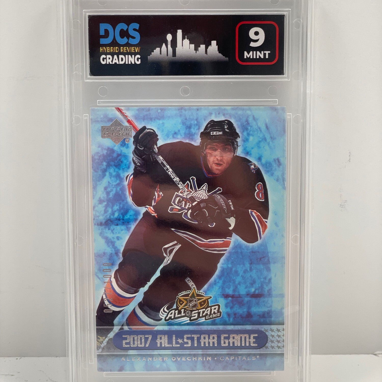 2007 Upper Deck All Star Game Alexander Ovechkin AS10 /1000 DCS 9