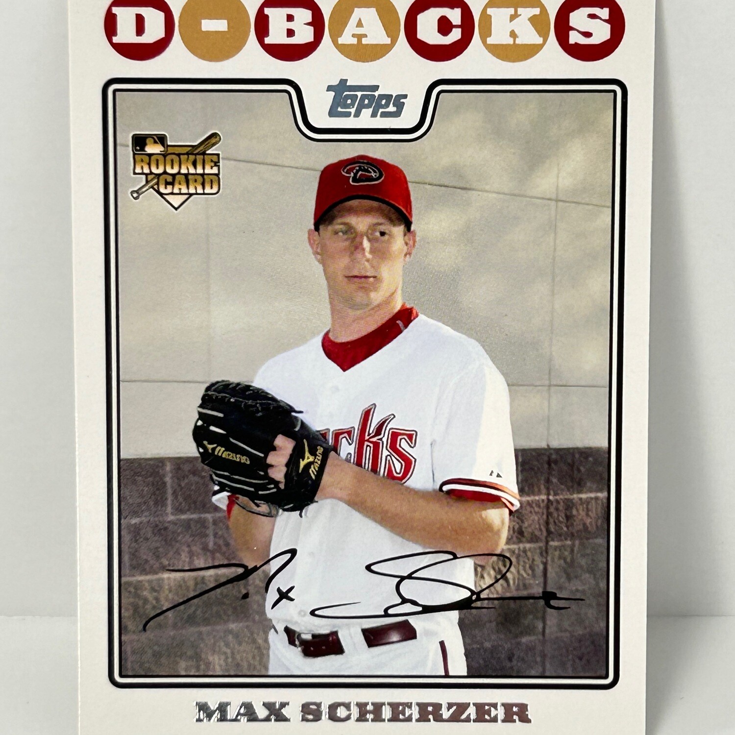 2008 Max Scherzer Rookie Topps Update Card #UH280