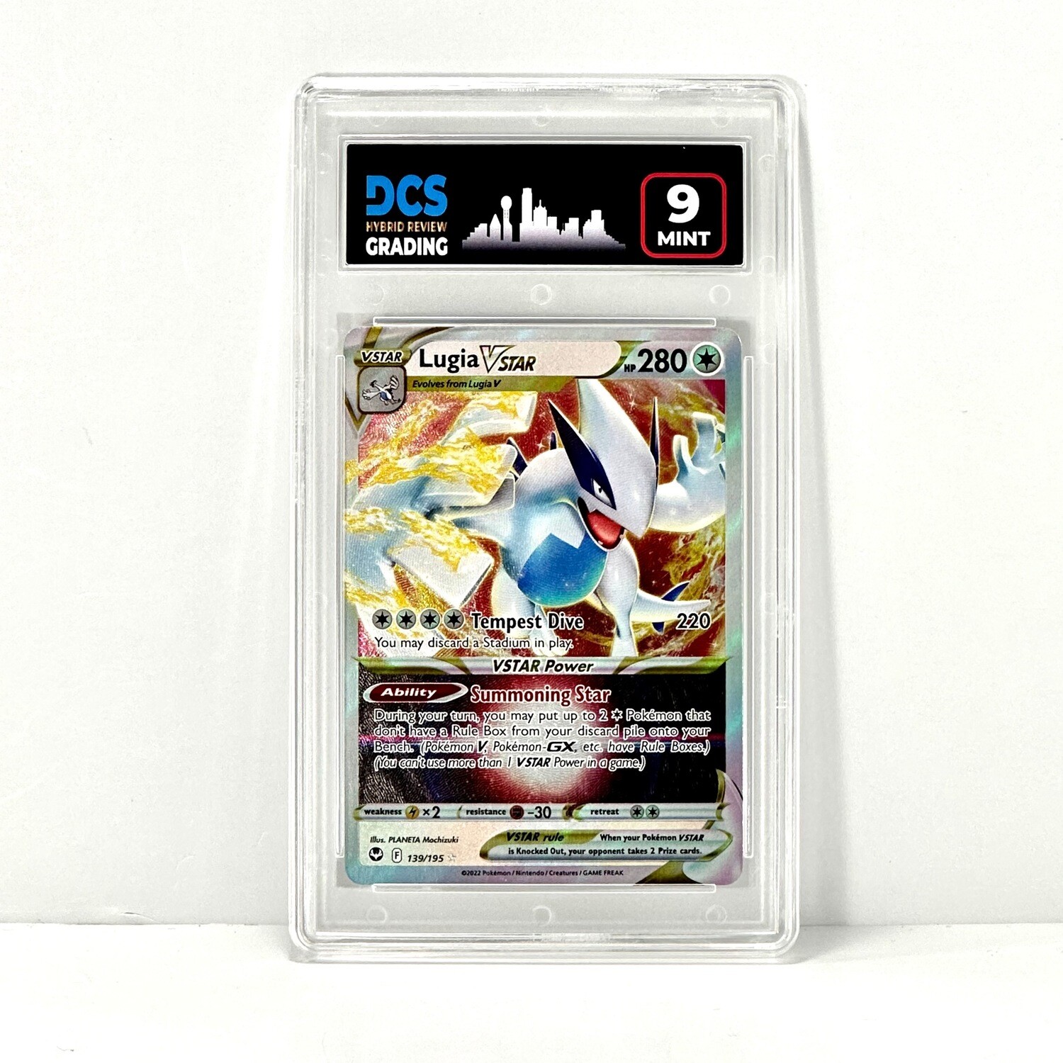 Pokémon TCG Lugia VSTAR Silver Tempest 139/195 Holo Ultra Rare DCS 9