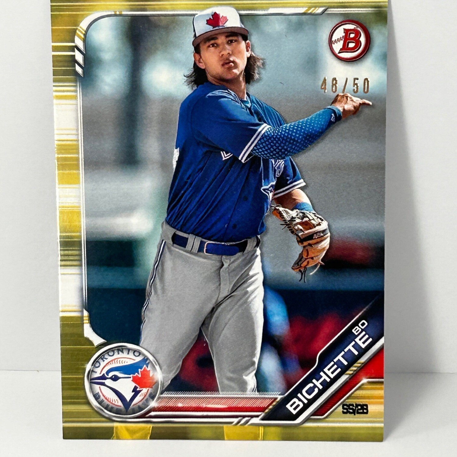 2019 Bowman Bo Bichette Gold #d/50