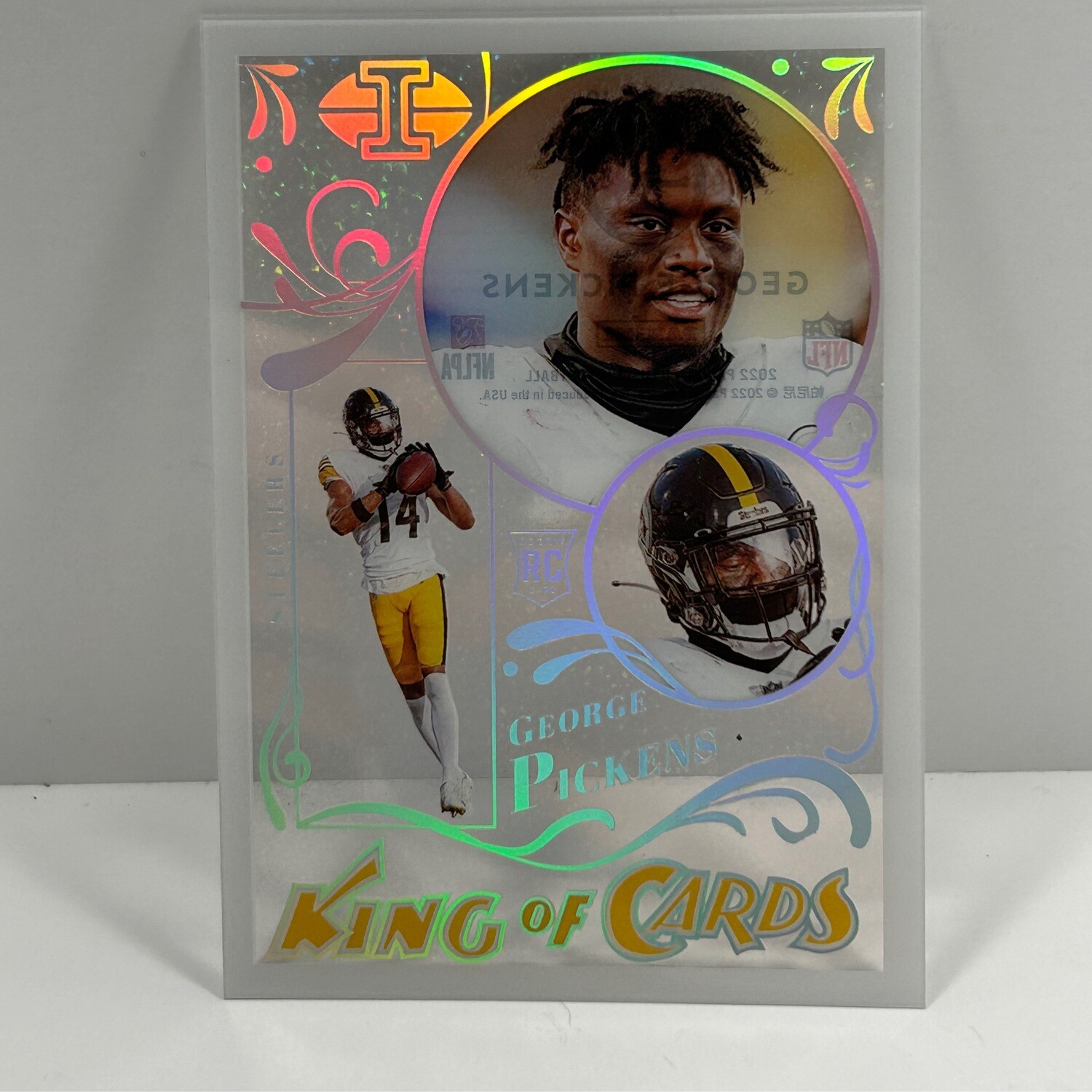 2022 Illusions George Pickens Stardust King of Cards #KC-19