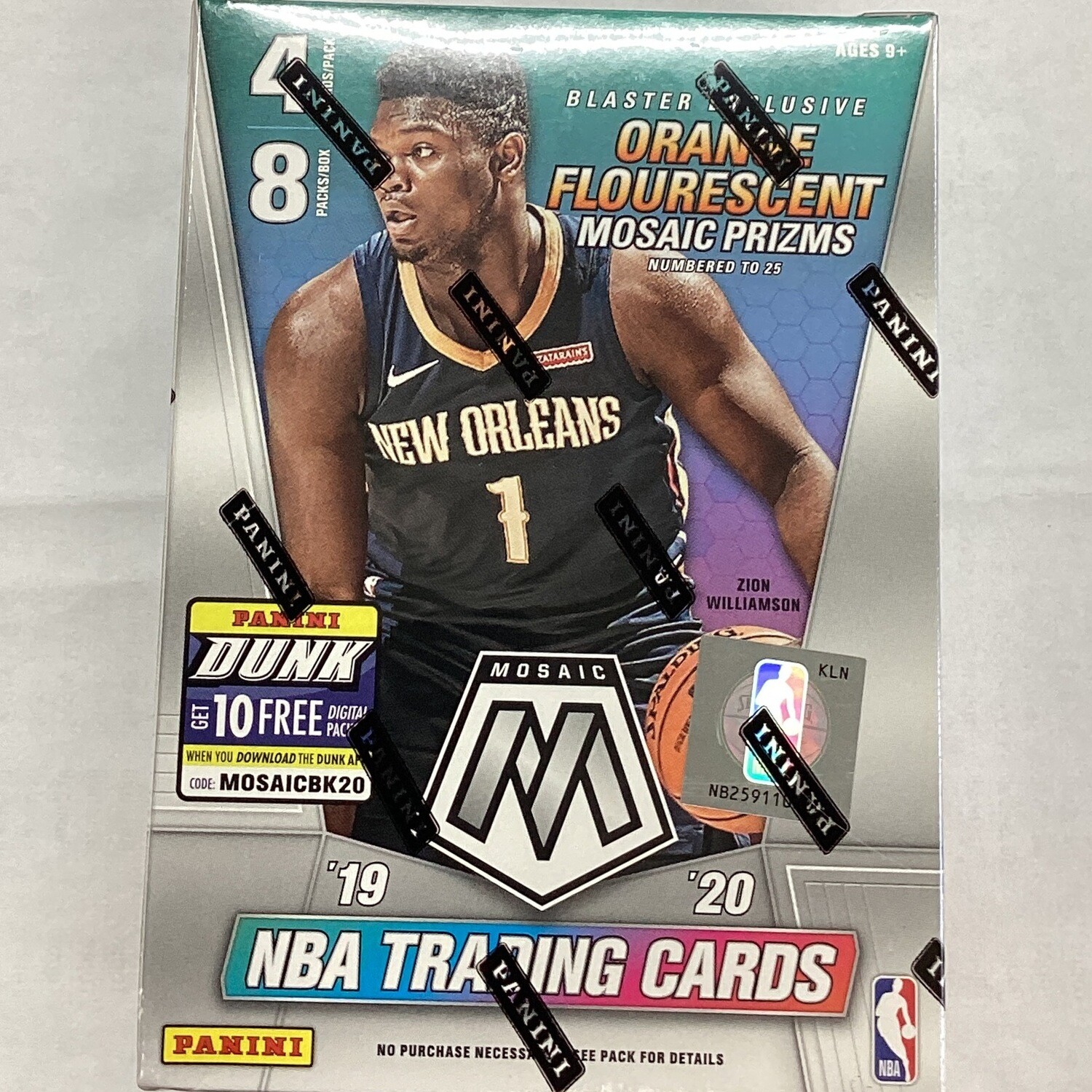 (R) 2019-20 Mosaic Basketball Blaster Box (R)
