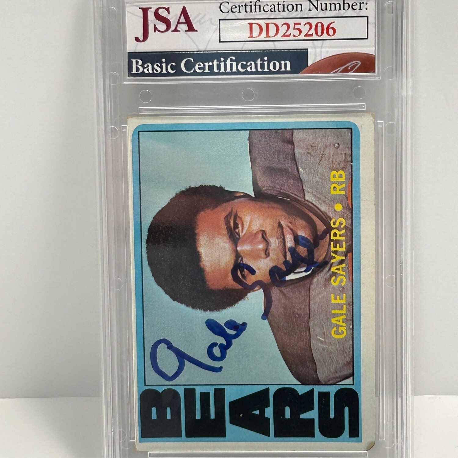 1972 Topps #110 Gale Sayers Signed JSA Certified