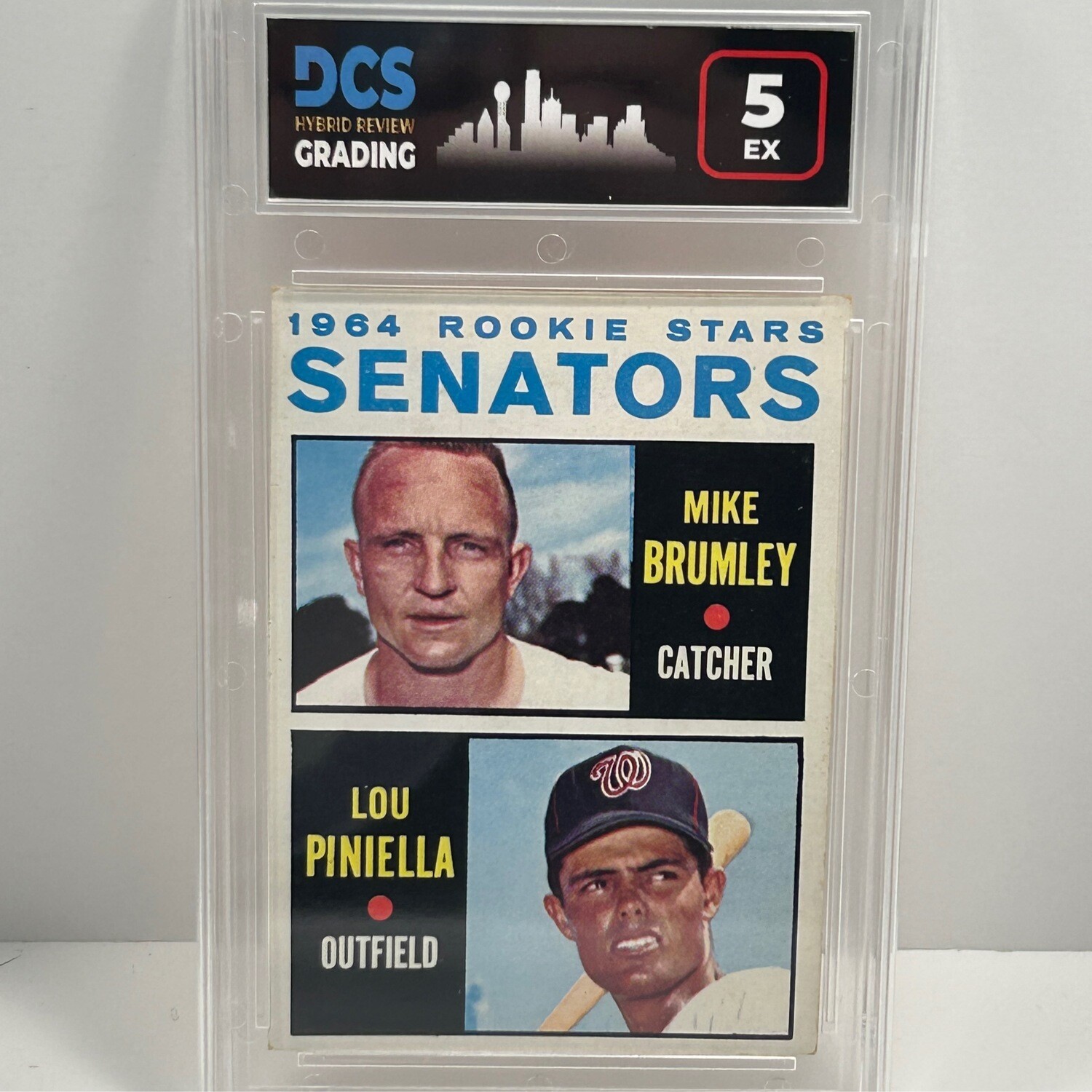 1964 Topps Senators Rookies M.Brumley/L.Piniella #167 DCS 5